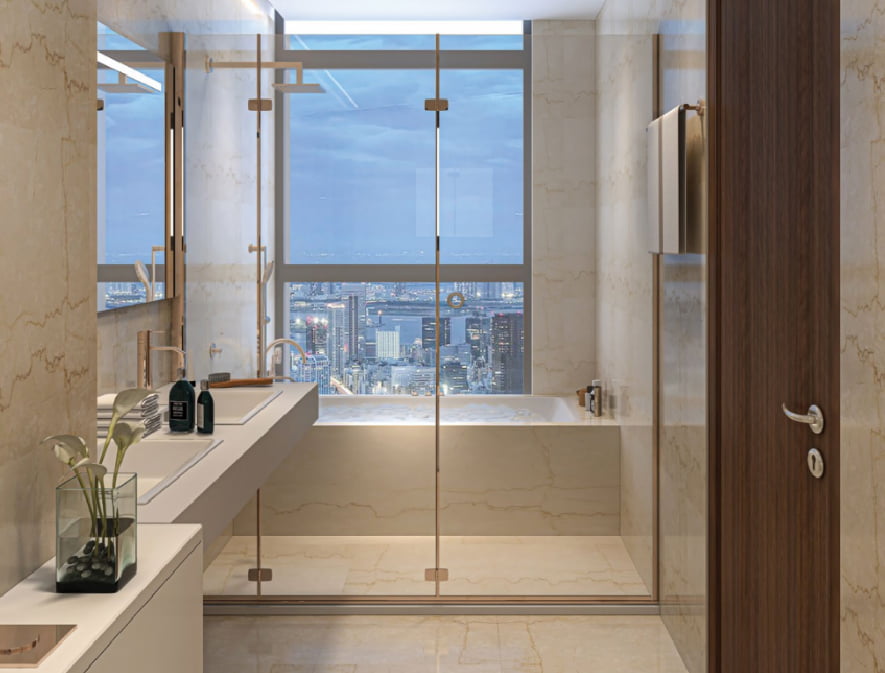 The Balmoral Hillside Bathroom