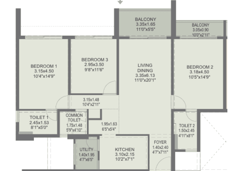 Rohan Harita 2 Bhk Tower C