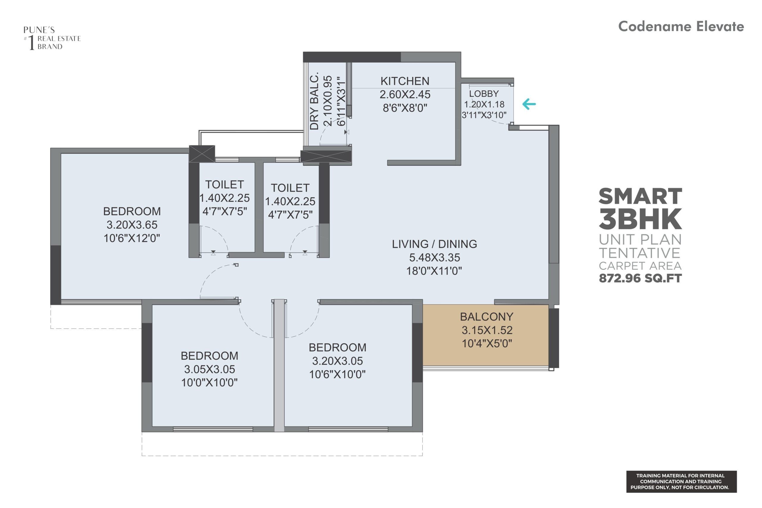 vtp volare 873 sq.ft