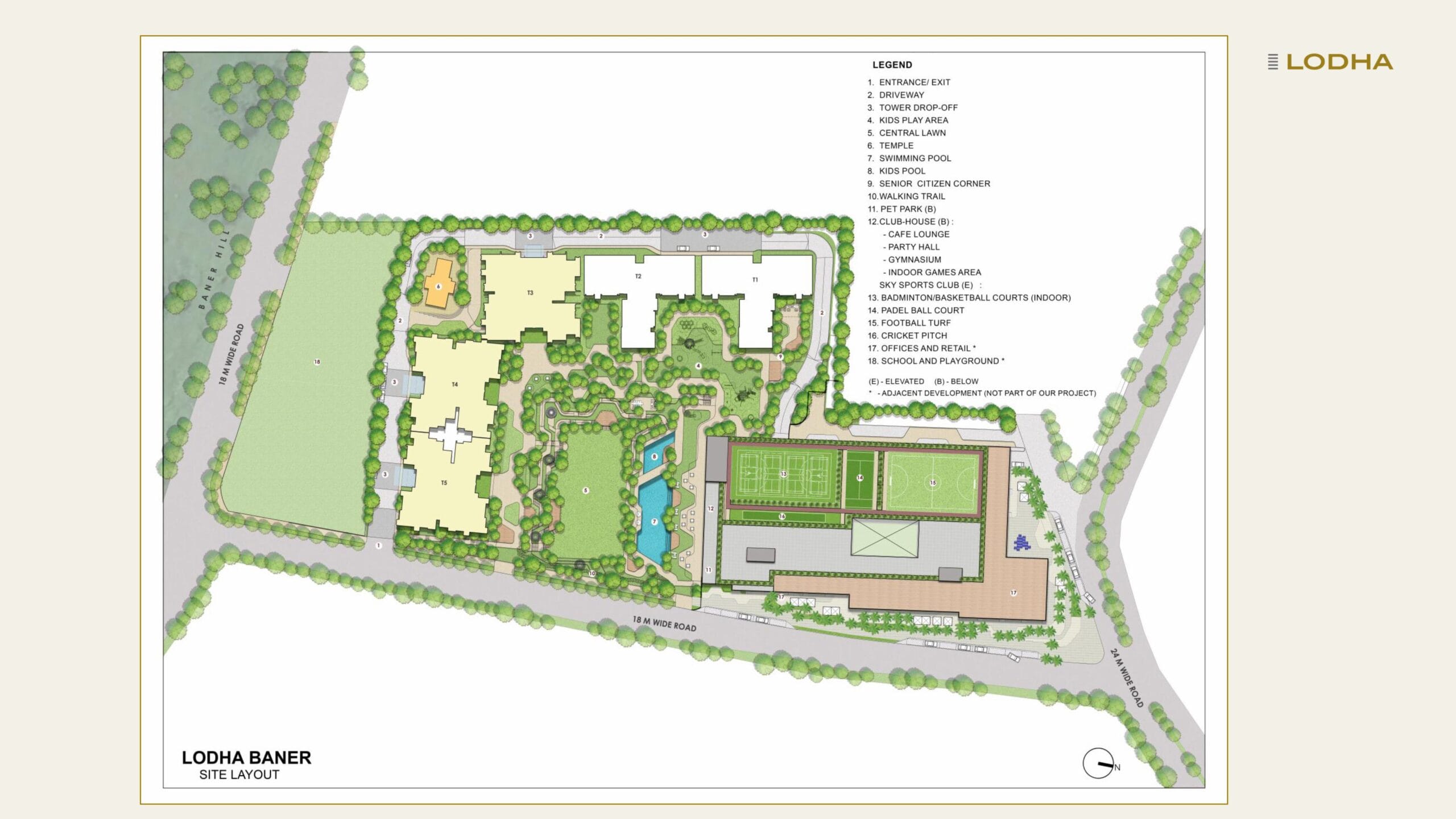 Lodha Massimo Baner Master plan