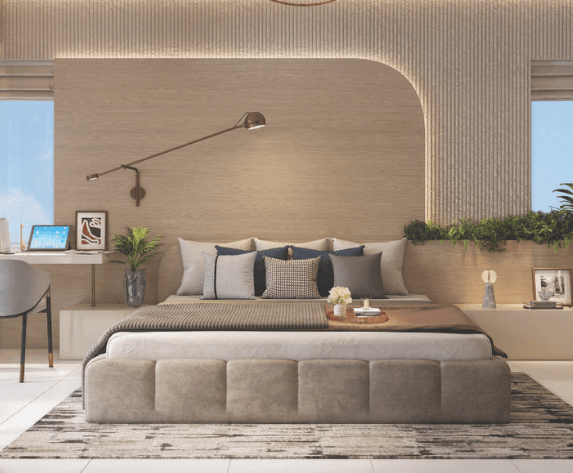 Mahindra ivylush Master Bedroom